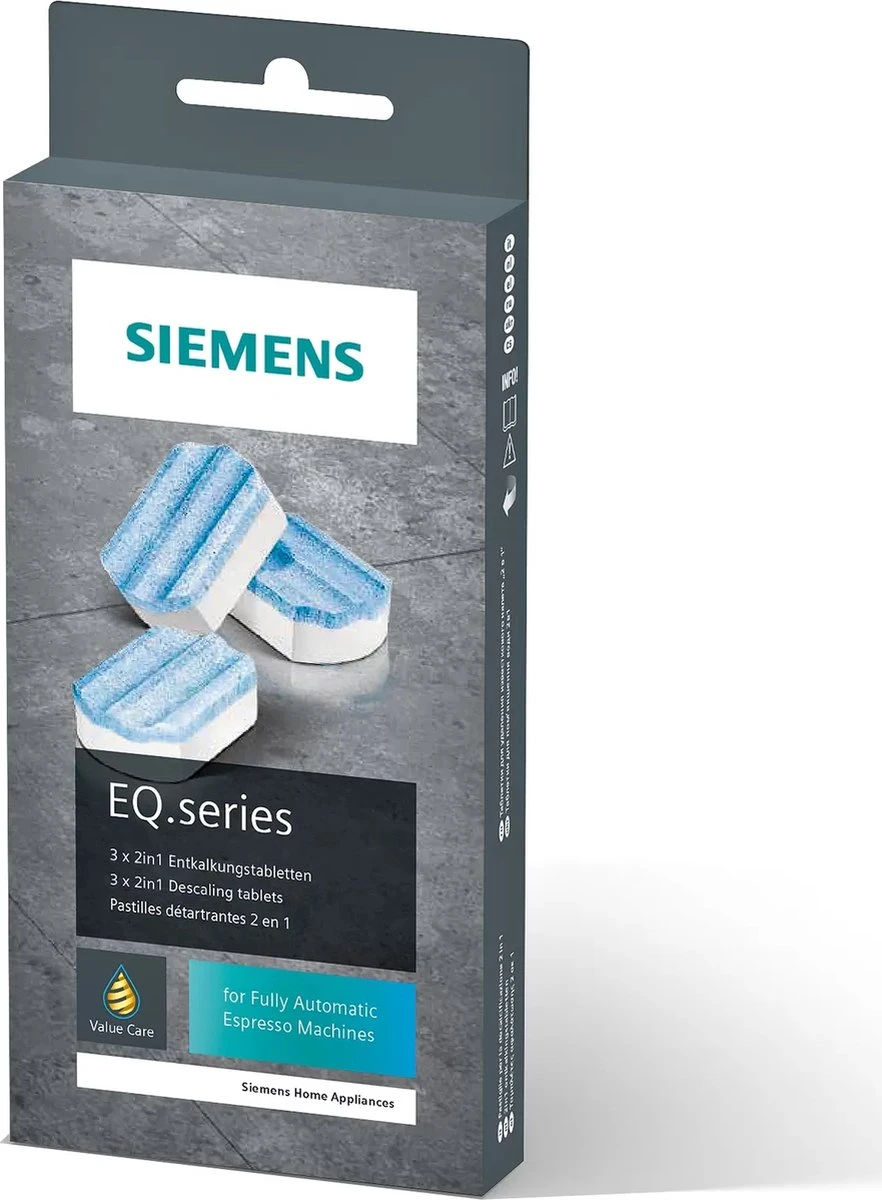 Siemens EQ Series - Ontkalkingstabletten - 3 Stuks